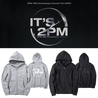 Kpop 2PM 15th เสื้อแจ็กเก็ตกันหนาว มีฮู้ด มีซิป สไตล์สตรีท สําหรับผู้ชาย ผู้หญิง