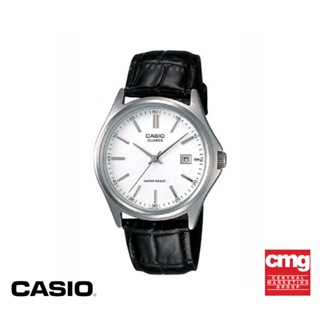 CASIO นาฬิกาข้อมือ CASIO รุ่น MTP-1183E-7ADF สายหนัง สีขาว