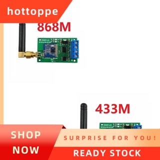 【hottoppe】โมดูลรับส่งสัญญาณไร้สาย Rs485 Bus RF Serial Port UART DTU อเนกประสงค์ สําหรับกล้อง PTZ PLC Modbus RTU