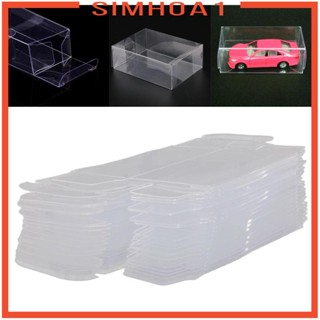 [Simhoa1] เคส PVC ใส 1/64 1/64 สําหรับตุ๊กตา ฟิกเกอร์ 50 ชิ้น