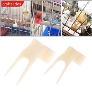 Craftseries ส้อมพลาสติก สําหรับให้อาหารนกแก้ว 5 ชิ้น D6T7