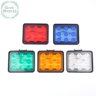 Gentlehappy ไฟกระพริบเตือน LED DC 12-80V 9SMD สําหรับรถยนต์ รถบรรทุก TH