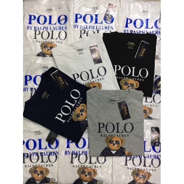 [S-5XL] Ralph Lauren Polo Bear Cotton tee เสื้อโปโลหมี  มาใหม่ (ของแท้จากช้อปต่างประเทศ)🔥🔥🔥