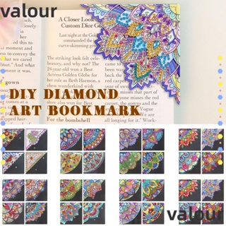 Valour ที่คั่นหนังสือ ปักครอสสติตช์ เพชร 5D แฮนด์เมด 4 ชิ้น ต่อชุด