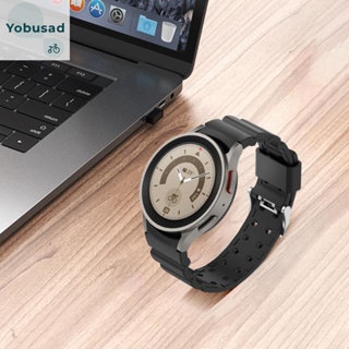 [Yobusad.th] สายนาฬิกาข้อมือซิลิโคน ปรับได้ สําหรับ Galaxy Watch6 Classic Watch6 Watch5