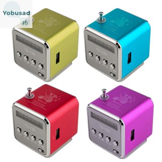 [Yobusad.th] Td-v26 เครื่องเล่น MP3 รับสัญญาณวิทยุ FM ลําโพงดิจิทัล LED ขนาดเล็ก