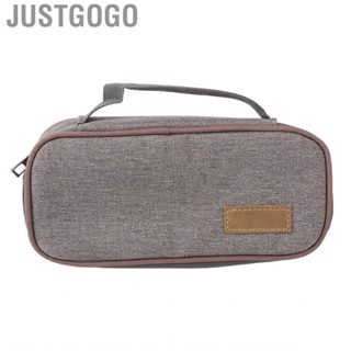 Justgogo Insulin Cooler Travel Case  Lightweight Fine Workmanship Oxford Cloth Zipper Closure Diabetic Cooling Organizer for