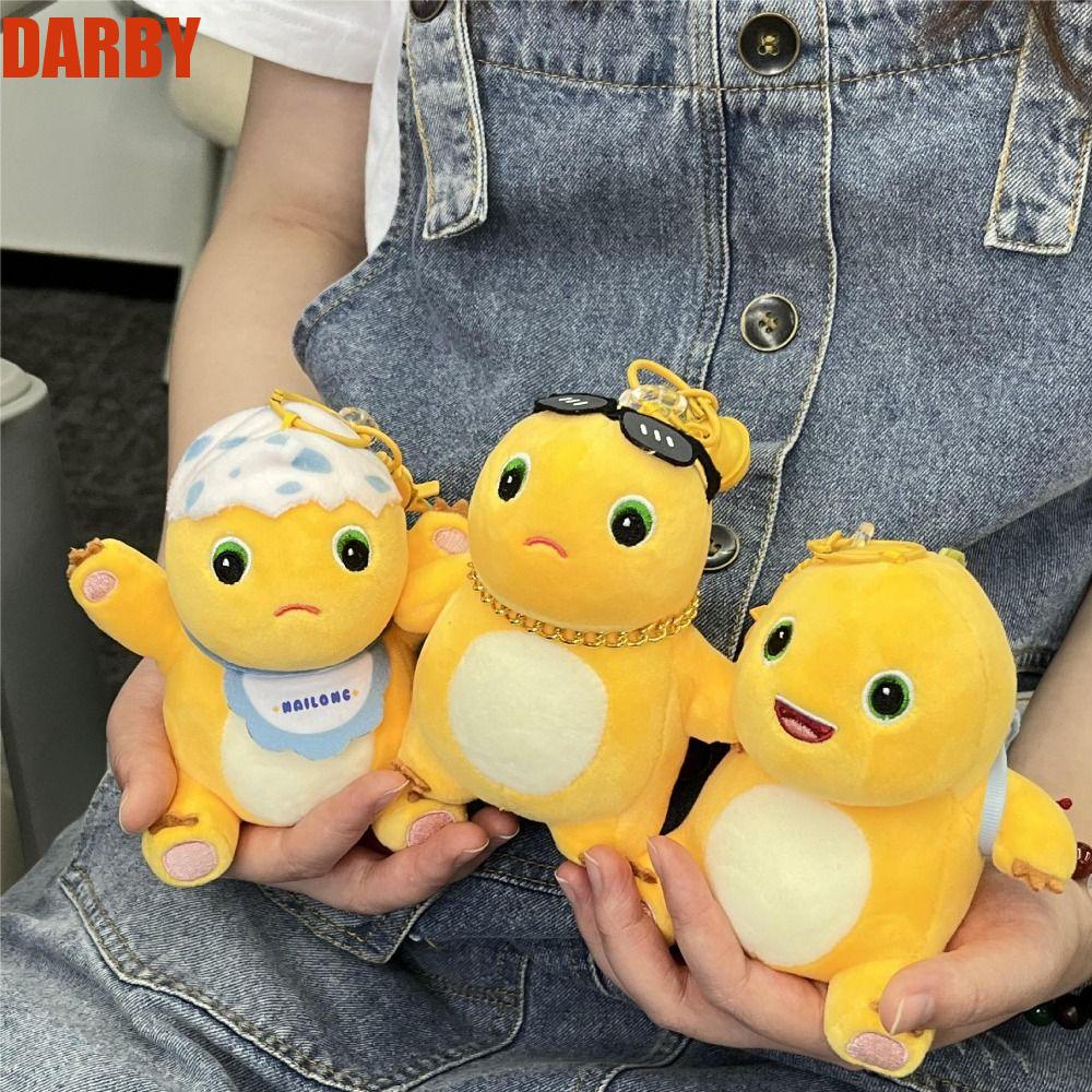 Darby Bag Trinket Milk Dragon Doll Keychain Small Yellow Dinsour Toys Car Keychain