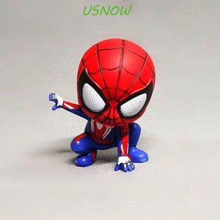 Usnow ตุ๊กตาฟิกเกอร์ Spiderman Spiderman ขนาดเล็ก ของเล่นสําหรับเด็ก