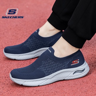 Skechers_ GOWALK ArchFit รองเท้ากีฬา รองเท้าวิ่ง ผ้าตาข่าย ระบายอากาศ น้ําหนักเบา ขนาดใหญ่ สําหรับผู้ชาย และผู้หญิง เหมาะกับฤดูร้อน