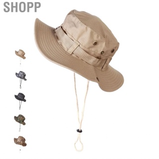 Shopp Outdoor Bucket Hat Comfortable Breathable Adjustment Straps Double Sided Workmanship Sun for Mountaineering