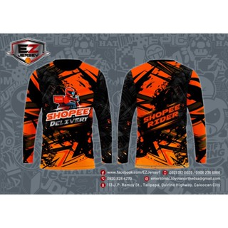 [พร้อมส่ง] เสื้อยืดแขนยาว พิมพ์ลาย Jersey Rider 3D สําหรับผู้ชาย