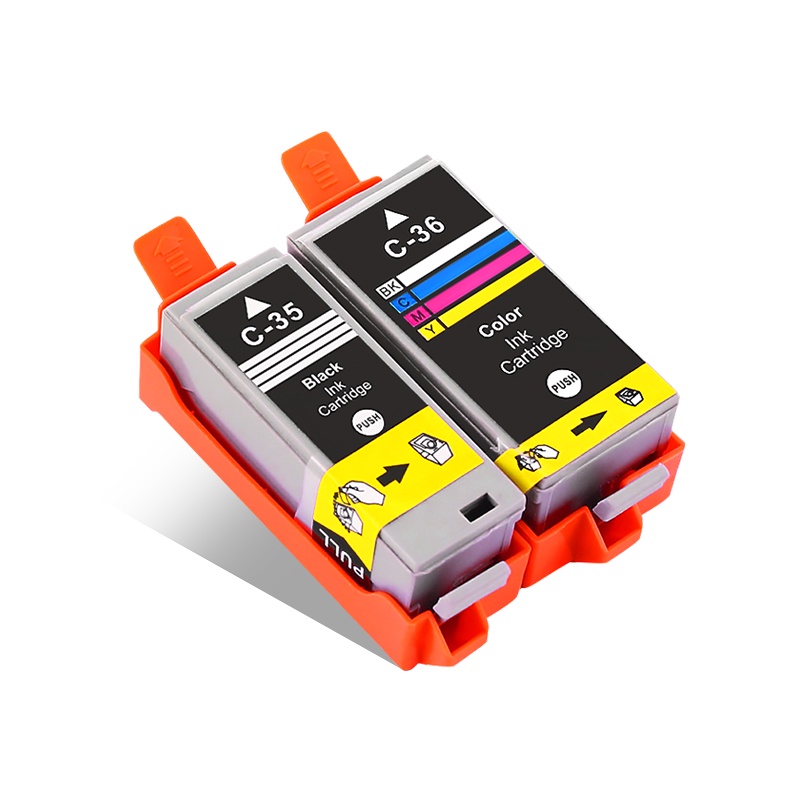 Datasonic compatible ink cartridge For PGI35 CLI36 PGI-35 CLI-36 PGI 35 CLI 36 For Canon Pixma IP100