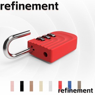 Refinement อุปกรณ์ล็อครหัสผ่าน 3 หลัก กันน้ํา กันขโมย สีพื้น 2 ชิ้น