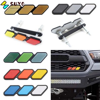 Suyo 3 ป้ายกระจังหน้า สําหรับ Tacoma 4Runner Scratch Protector สําหรับ Toyota Modified Decoration Strip