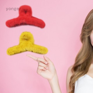 Yonger กิ๊บติดผม ขนเฟอร์เทียม รูปตุ๊กตาฉลาม สไตล์ฝรั่งเศส เครื่องประดับ สําหรับผู้หญิง