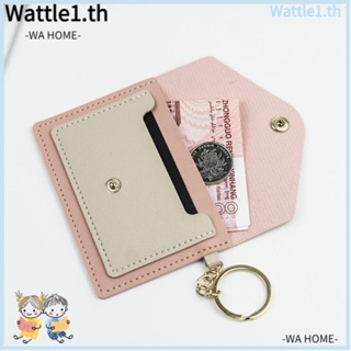 Wttle กระเป๋าสตางค์ แบบบางพิเศษ ใส่บัตรได้ สําหรับผู้หญิง