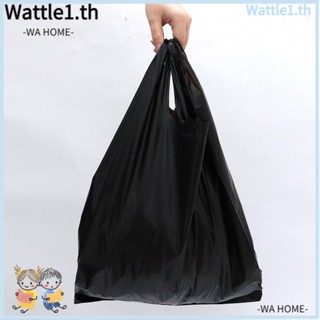 Wttle ถุงช้อปปิ้งพลาสติก 12x20 นิ้ว พร้อมหูหิ้ว 100 ชิ้น