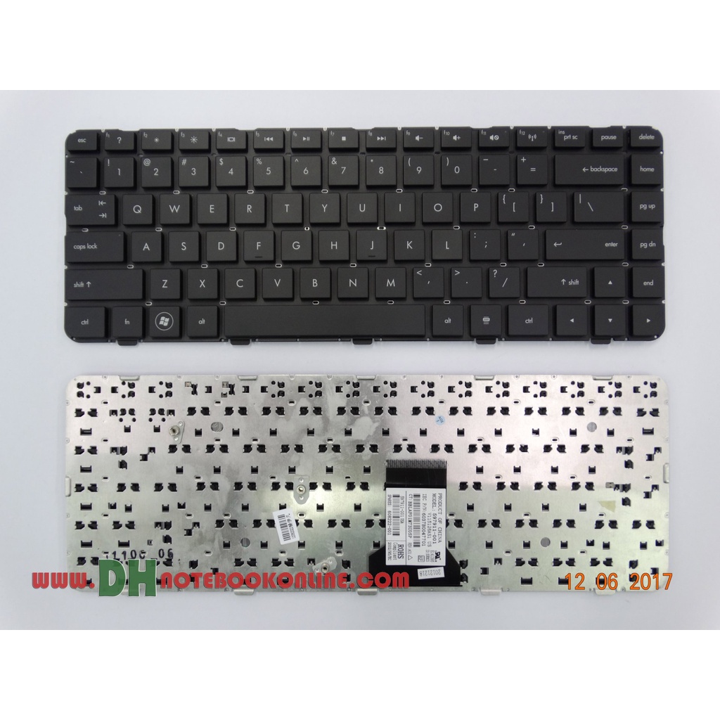 แป้นพิมพ์ คีย์บอร์ดโน๊ตบุ๊ค HP Pavilion DV5-2000 DM4-2000 DM4-1000 Laptop Keyboard