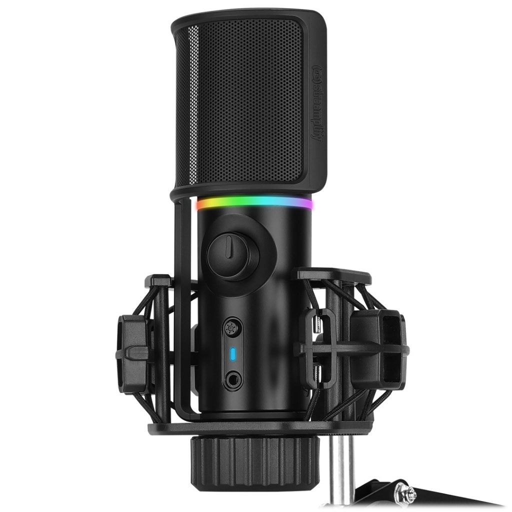 ไมโครโฟน Streamplify Microphone RGB With Mounting Arm ประกันศูนย์ไทย