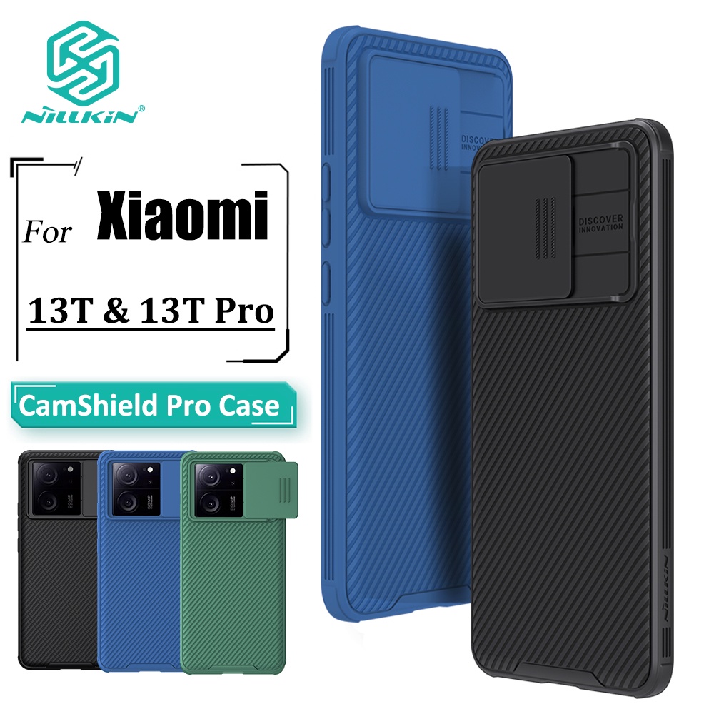 Nillkin CamShield Pro เคส สําหรับ Xiaomi 13T / 13T Pro เคสโทรศัพท์ ตัวเลื่อนกล้อง ป้องกัน หรูหรา TPU + PC กันกระแทก ฝาหลัง