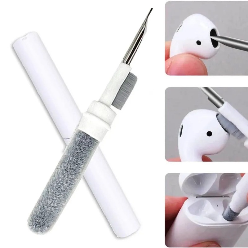 แปรงทําความสะอาดหูฟังบลูทูธ อเนกประสงค์ สําหรับ Airpods 3 2 1