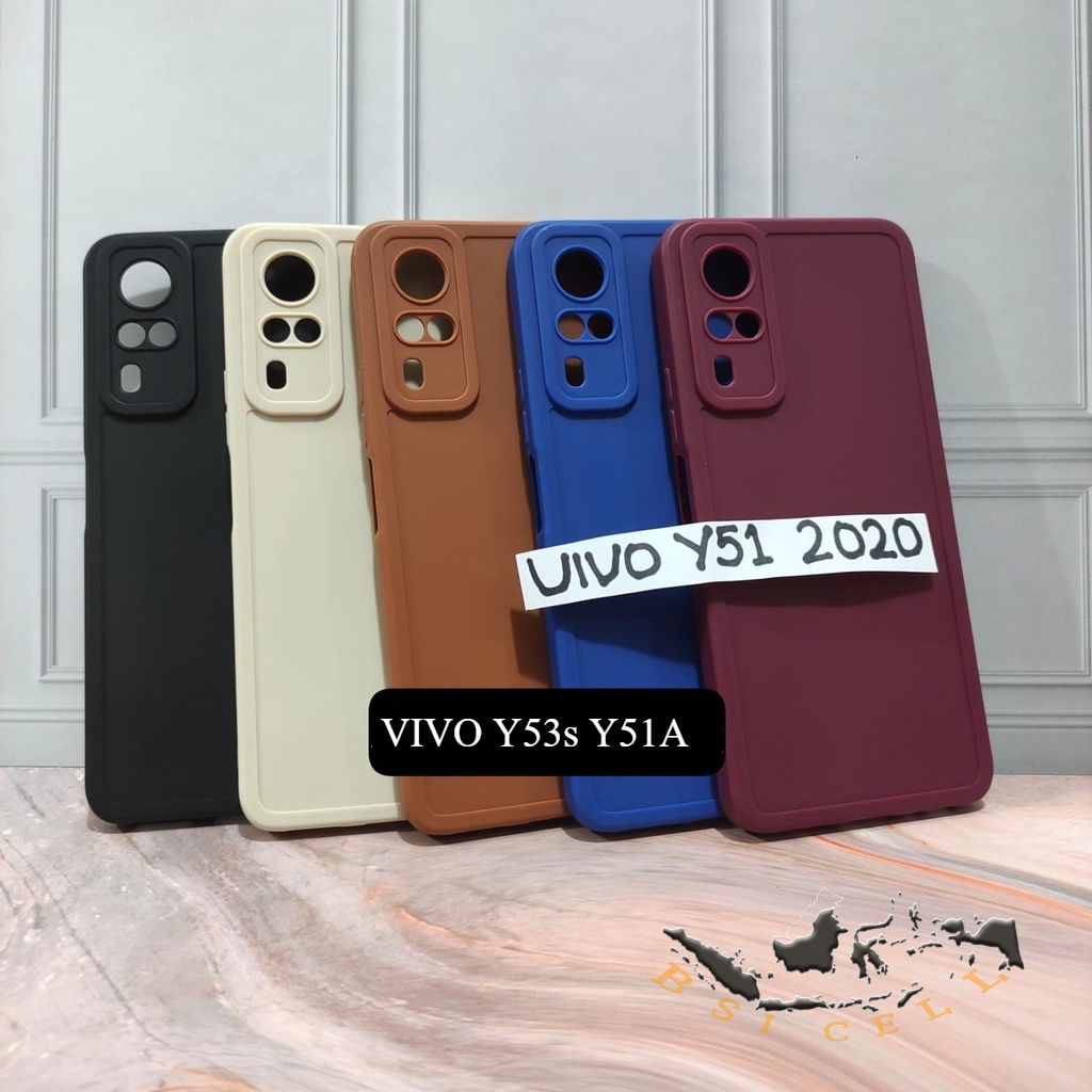 Vivo Y51 (2020) Y51A Y53s-Vivo 2030-V2031 SILICON PRO CAMERA FULL COVER Case
