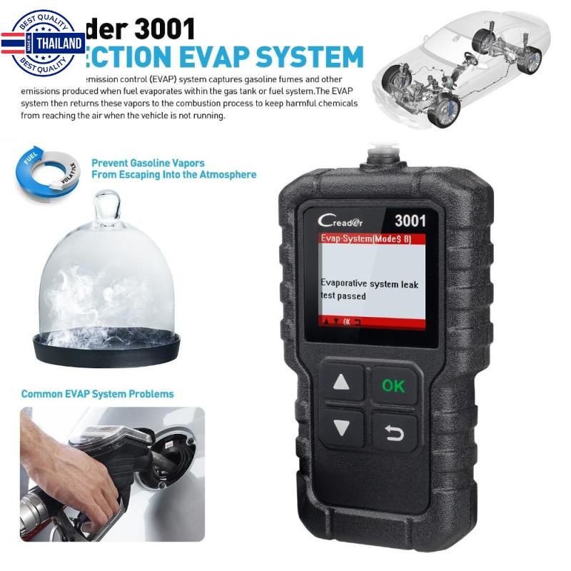 【จัดส่งด่วน】เต็ม OBD2 Code Reader Scanner การสแกนเครื่องอ่านโค้ด รหัสอ่านสแกนเนอร์ Creader CR3001 OB
