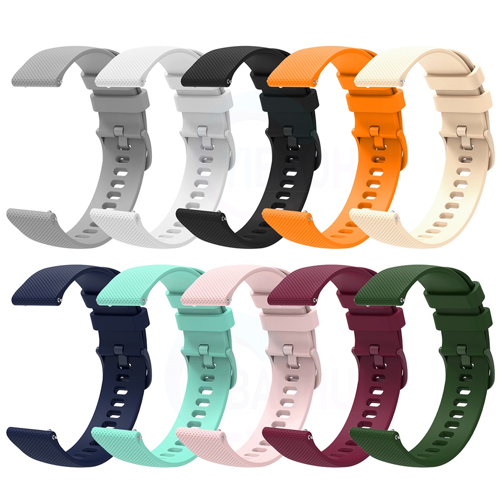 สายนาฬิกาข้อมือซิลิโคน 20 มม. 22 มม. หลากสี สําหรับ Huami Amazfit GTS 4 MINI 2 2e 3
