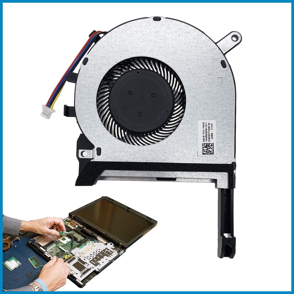 ชิ้นส่วนเปลี่ยนพัดลมระบายความร้อน CPU GPU DFS5K12114262H DFS5K12304363H ใช้งานร่วมกับ FX95 FX705DU F