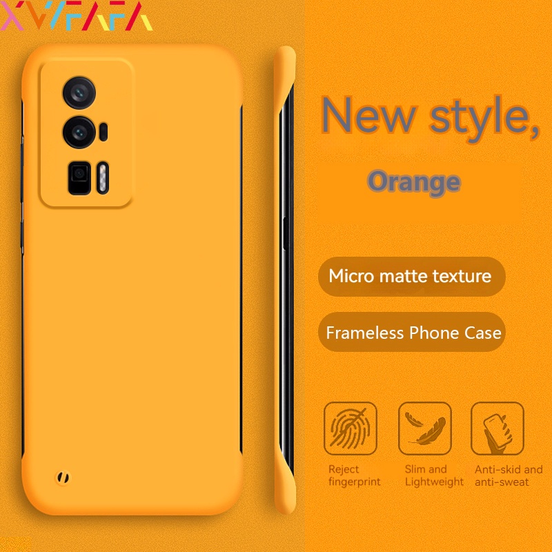 เคสโทรศัพท์มือถือ PC แบบแข็ง ไร้กรอบ บางพิเศษ กันกระแทก สําหรับ Xiaomi Poco X5 F5 Pro F4 F3 M5S X3 GT