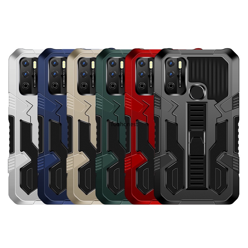 เคส For infinix Hot 9 Play เคส infinix Note 7 Lite Casing infinix Hot 10 Play Case infinix Hot 11 play Case Cool Luxury Shockproof Vanguard Fighter Stand Phone Cassing Cases Cover Case XZ โทรศัพท์มือถือ กันกระแทก ลายแวนการ์ด หรูหรา สําหรับ