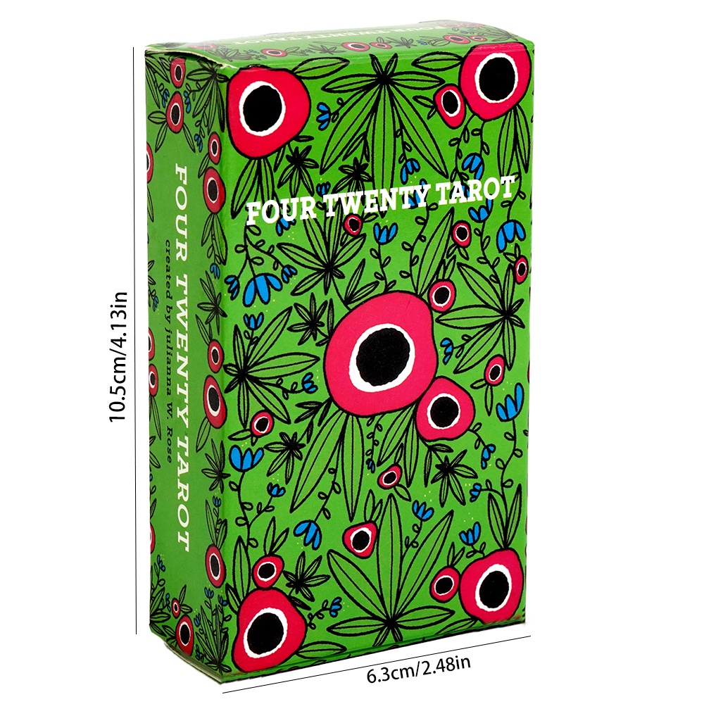 ไพ่ทาโรต์สี่ยี่สิบ รวมเวทมนตร์ของ Cannabis พร้อมภูมิปัญญาของไพ่ทาโรต์แบบดั้งเดิม เพื่อความอยากรู้อยากเห็น และเครื่องสโตนเนอร์แบบสร้างสรรค์