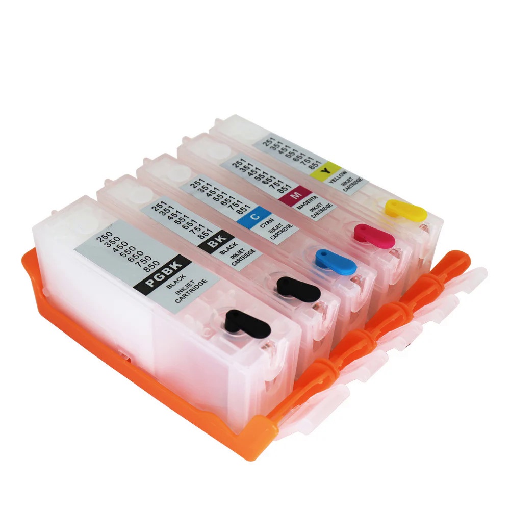 Refillable Ink Cartridge PGI-450 CLI-451 Cartridge with ARC Chips For Canon PIXMA IP7240 MG5440 MG5540 MG6440 MG5640 MX9