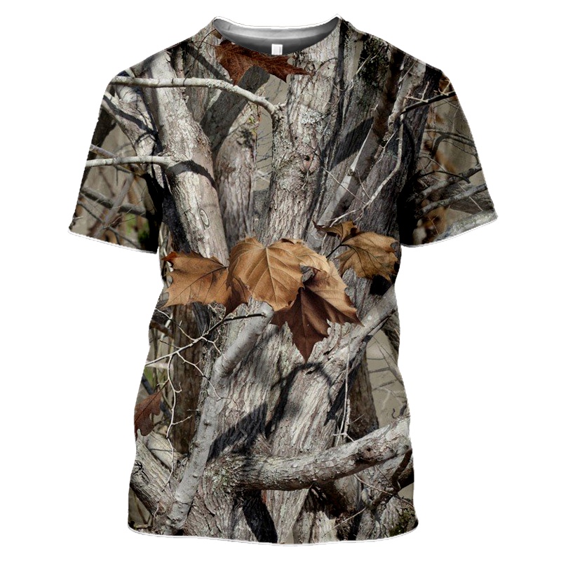 ใหม่ เสื้อยืด พิมพ์ลายพราง 3d โอเวอร์ไซซ์ สําหรับผู้ชาย เหมาะกับการเล่นกีฬา ตั้งแคมป์ ล่าสัตว์ ยิมนาสติก 2023
