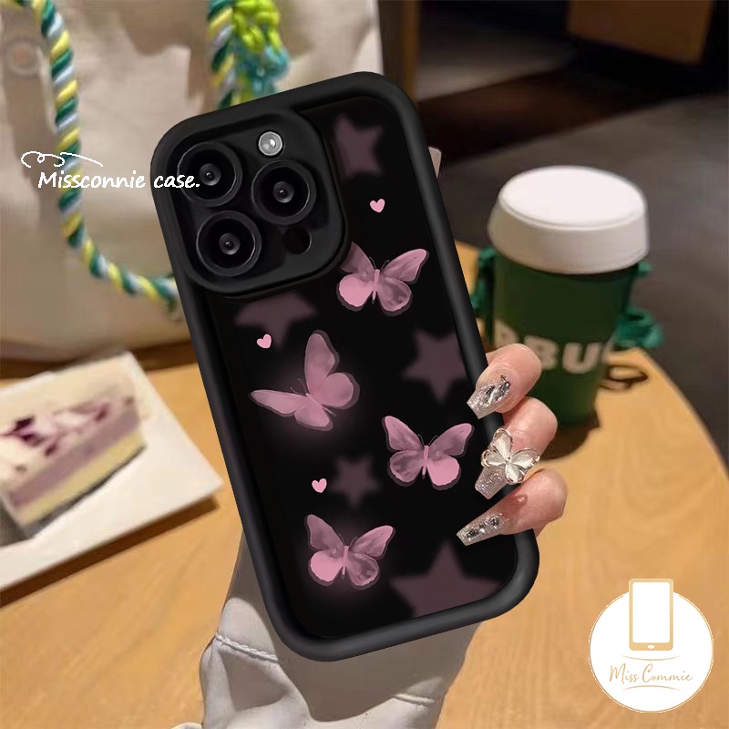 เคสโทรศัพท์มือถือ ลายดอกทิวลิป ผีเสื้อ ดาว แนวเรโทร สําหรับ Samsung A55 A35 A15 A13 A05 A03s A04s A14 A34 A02s A50 A20 A31 A50s A24 A11 A03 A20s A54 A10s A05s A53 A32 A12 A52 A23 A51 - รูปที่ 5