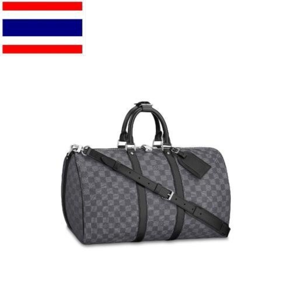กระเป๋า Lv เดินทาง Louis Vuitton Summer สำหรับผู้ชาย Keepall 45 สะพายไหล่ N41418 Avdi WIVO