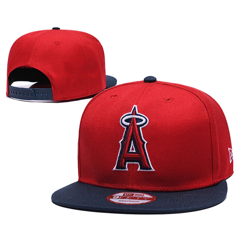 ✔️ใหม่ หมวกเบสบอลแฟชั่น MLB Los Angeles Angels พร้อมสายคล้องปรับได้ สําหรับผู้ชาย และผู้หญิง T8KX