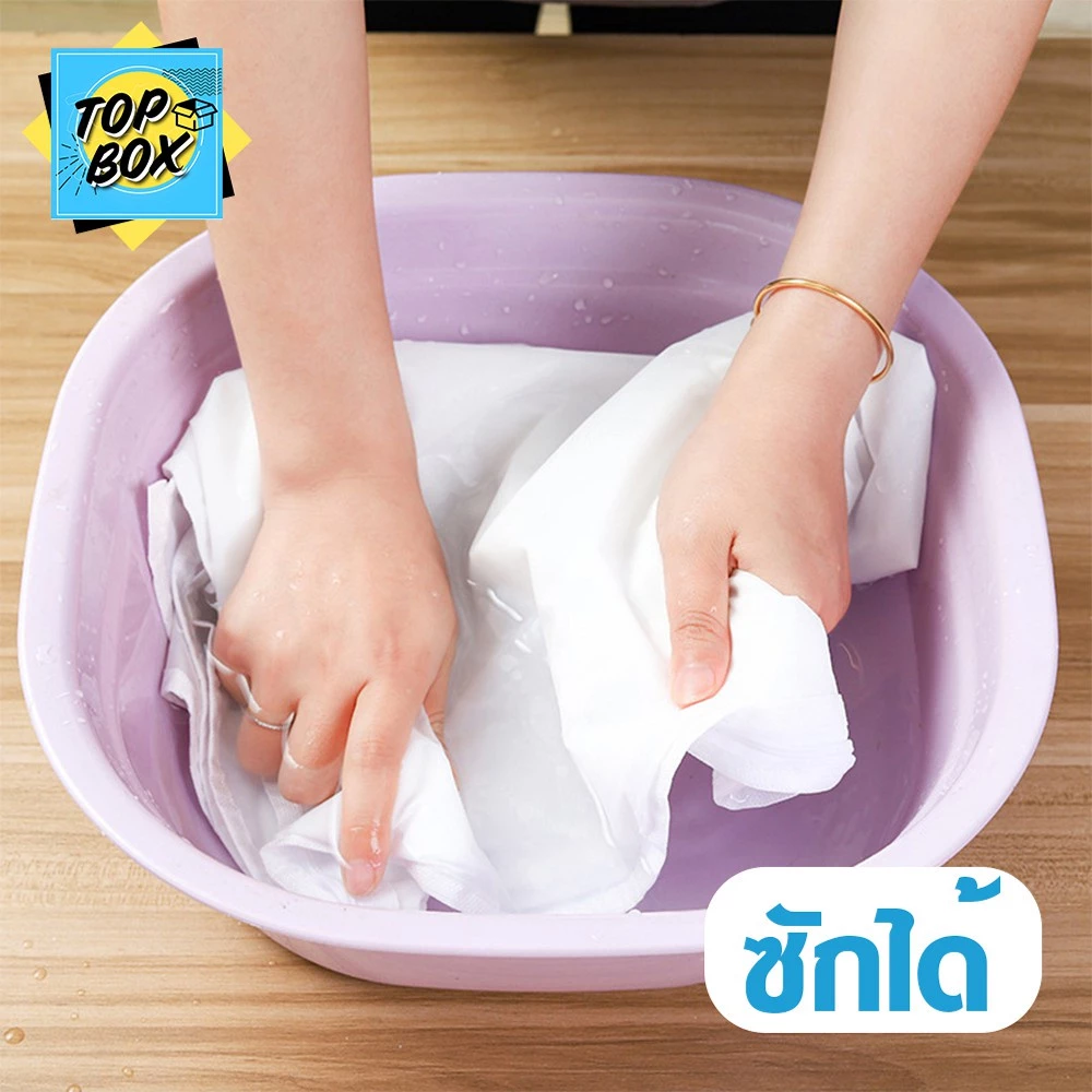 ถุงคลุมเสื้อ ถุงใส่เสื้อผ้าป้อนกันฝุ่น ใส่สูท มีซิป thumbnail 3