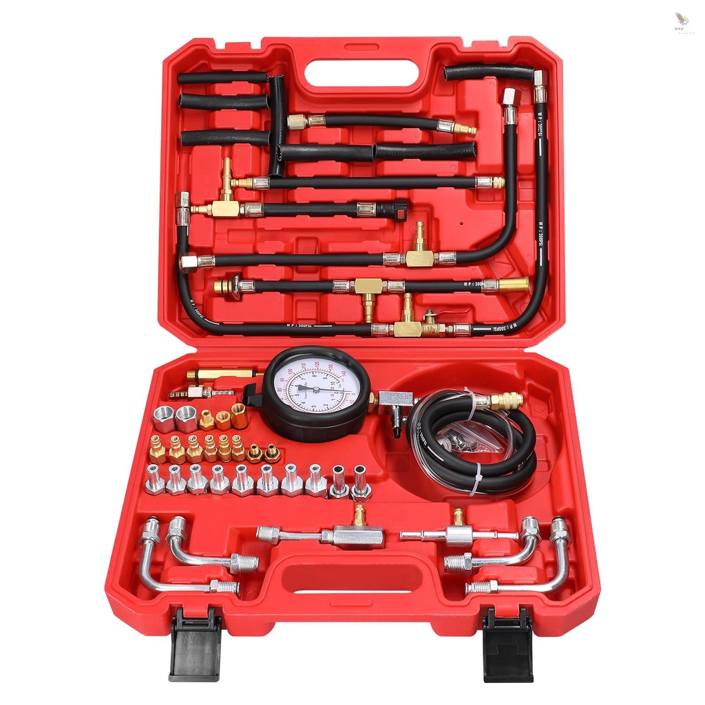 Tfreth ชุดเครื่องมือทดสอบแรงดันน้ํามันเชื้อเพลิง 0-140PSI 0-10Bar