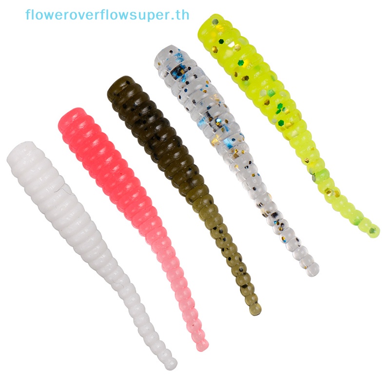 Fsth เหยื่อตกปลาหนอนปลอม แบบนิ่ม ขนาดเล็ก 35 มม. 0.3 กรัม 10 ชิ้น
