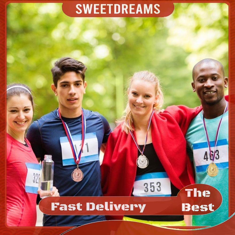 [Sweet] เหรียญรางวัล ทรงกลม สีทอง 2 นิ้ว 1st 2nd 3rd สําหรับเด็กนักเรียน เล่นกีฬา ประชุม - รูปที่ 4