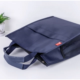 กระเป๋าเอกสาร A4 กันน้ำ สําหรับใส่โน้ตบุ๊ก14นิ้ว เก็บงาน แนวตั้ง เหมาะกับนักเรียน สไตล์นักธุรกิจ