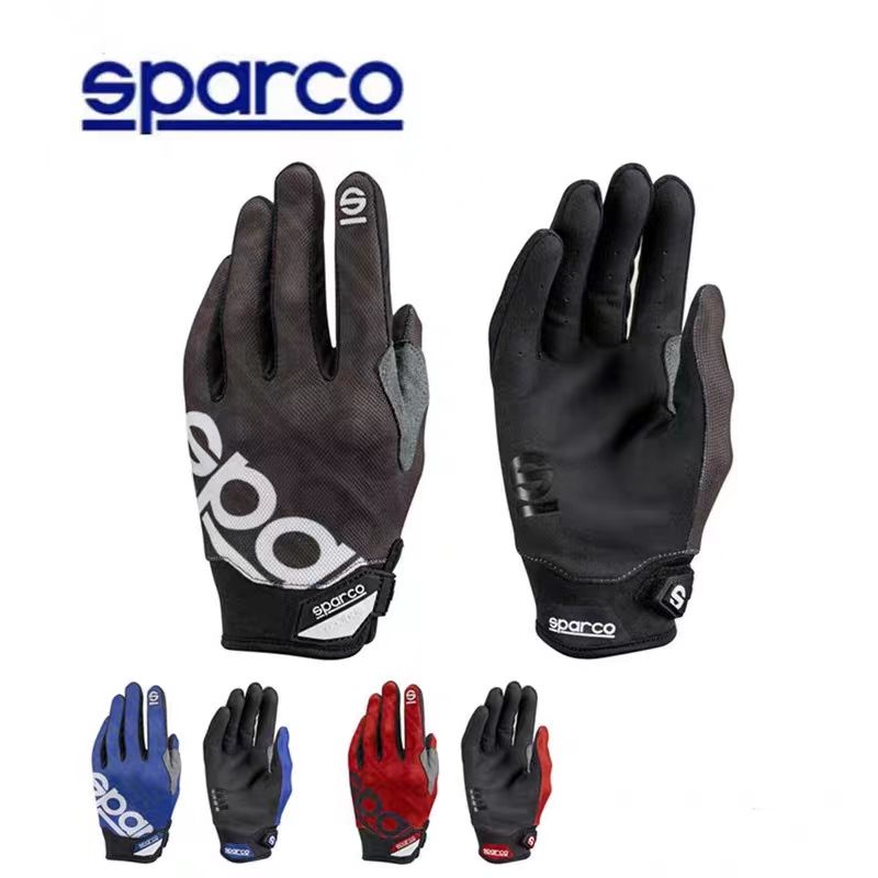 Sparco ถุงมือสั้น MECA-3 Track F1 ระบายอากาศ กันลื่น ขี่จักรยาน คาร์ท รถแข่ง ผู้ชาย ผู้หญิง แฟชั่น