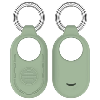 Mochocho เคสซิลิโคนฝาครอบป้องกันสําหรับ SmartTag 2 แขนป้องกันรอยขีดข่วนกระเป๋าถือพร้อมพวงกุญแจป้องกันการสูญหาย