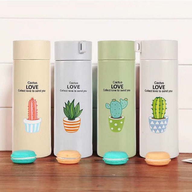 ขวดน้ำ ความต้านทานความร้อนที่ดี  ขวดน้ำแฟชั่น แก้ว ขวดน้ำ 400 มล. คุณภาพดีราคาถูก แข็งแรง