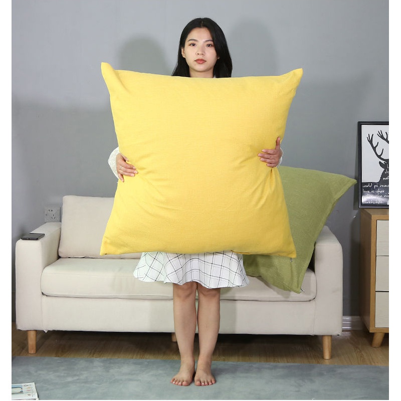 ปลอกหมอนอิง ทรงสี่เหลี่ยม ขนาดใหญ่ 60 X60 65 X65 ซม. 70×70 80×80 ซม. สําหรับโซฟา ห้องนั่งเล่น ราคา ถูกที่สุด ดีลบีเคเค