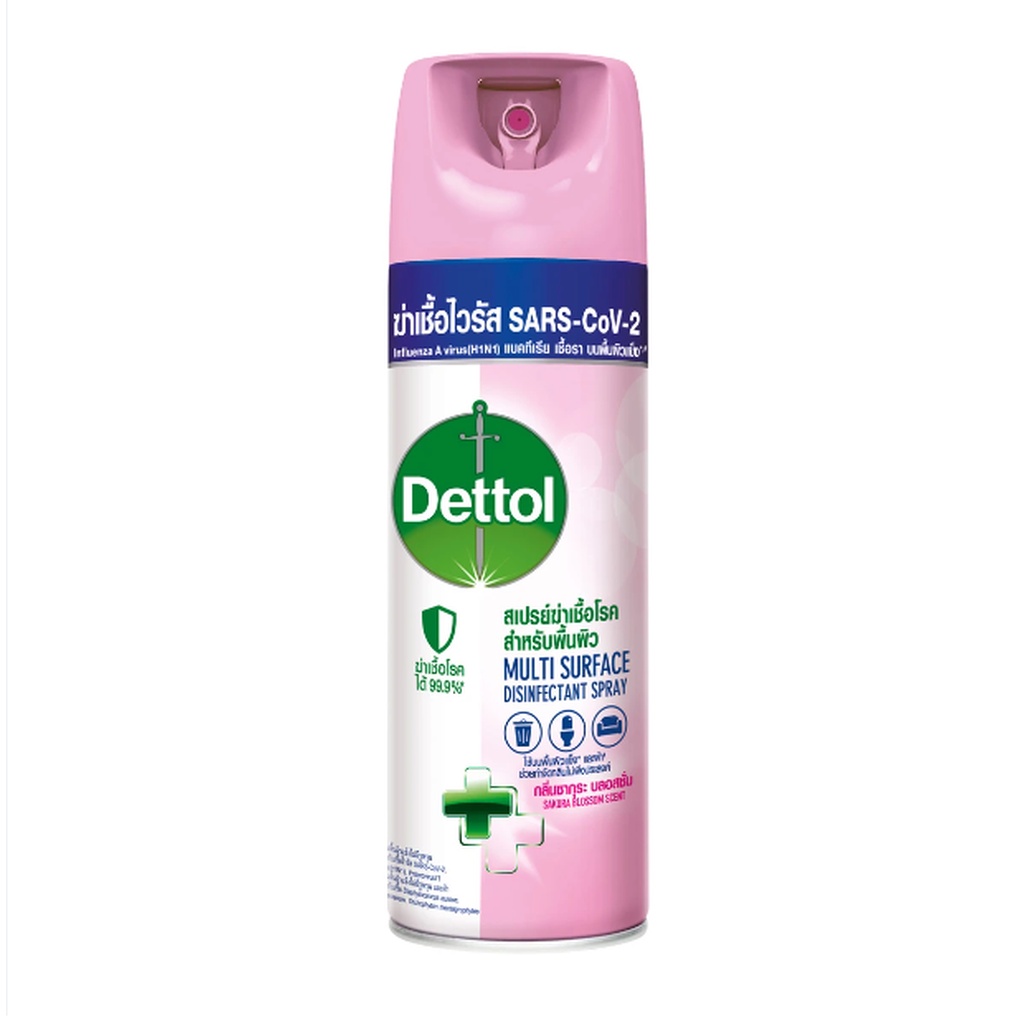 DETTOL สเปรย์ฆ่าเชื้อ กลิ่นซากุระ บลอสซั่ม (450ml.)