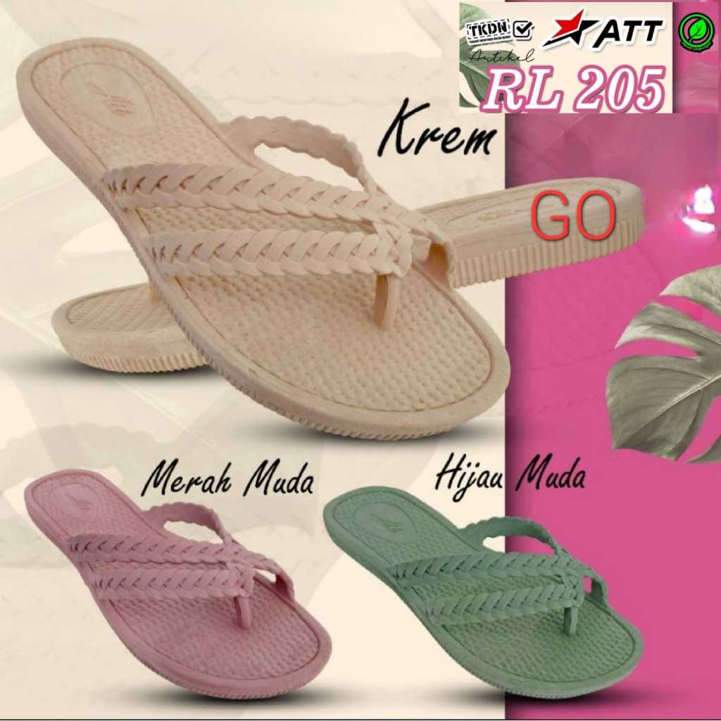 Sogo ATT RL 205 Braided Strap Flip Flops casual Women & 39;s Sandals Original 37-40