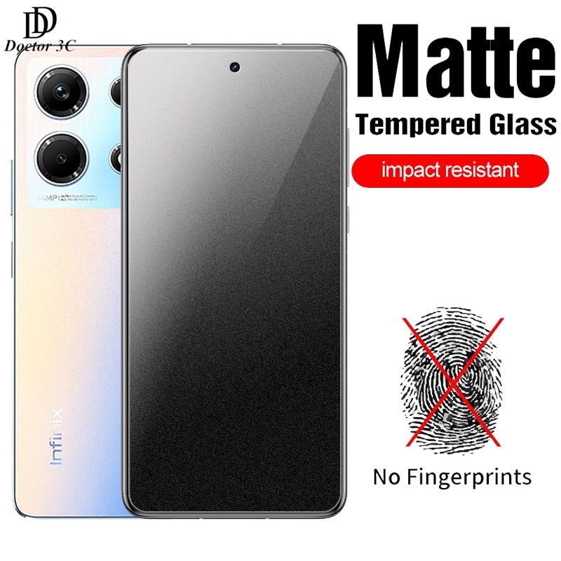 ฟิล์มกระจก ด้าน สำหรับ infinix Hot Note 30 12 11 S5 Smart 7 6 HD 5 4 GT 10 Pro 30i 20i 20 Play 12i 2